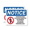 Signmission Detention Pond No Access Permitted OSHA Notice Sign, Plastic, 10in W x 7in L, 2PK OS-2PACK-NS-P-710-L-10979 - alternate 1
